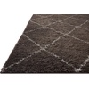 image:imageLoloi Bliss Shag Collection BLS01 GreyWhite 311 x 6 Runner RugBark  Grey