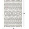 image:imageLoloi Bliss Shag Collection BLS01 GreyWhite 311 x 6 Runner RugGrey  Ivory