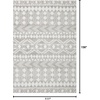 image:imageLoloi Bliss Shag Collection BLS01 GreyWhite 311 x 6 Runner RugGrey  Ivory