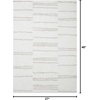 image:imageLoloi Bliss Shag Collection BLS01 GreyWhite 311 x 6 Runner RugWhite  Grey