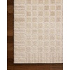 image:imageLoloi Chris Loves Julia Calvin Collection CLV01 WheatIvory 27 x 100 Runner Rug Checkered Neutral Soft Living Room Bedroom CarpetBone  Natural