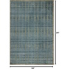 image:imageLoloi Chris Loves Julia Calvin Collection CLV01 WheatIvory 27 x 100 Runner Rug Checkered Neutral Soft Living Room Bedroom CarpetOcean  Olive