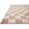 image:imageLoloi Chris Loves Julia Calvin Collection CLV01 WheatIvory 27 x 100 Runner Rug Checkered Neutral Soft Living Room Bedroom CarpetPebble  Ivory