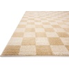 image:imageLoloi Chris Loves Julia Calvin Collection CLV01 WheatIvory 27 x 100 Runner Rug Checkered Neutral Soft Living Room Bedroom CarpetWheat  Ivory