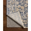 image:imageLoloi Clarisse Collection CLS08 OliveIvory 710 x 102 Fringe Area RugBlue  Beige
