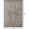 image:imageLoloi Clarisse Collection CLS08 OliveIvory 710 x 102 Fringe Area RugBlue  Beige