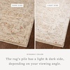 image:imageLoloi Clarisse Collection CLS08 OliveIvory 710 x 102 Fringe Area RugNatural  Multi