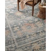 image:imageLoloi Magnolia Home by Joanna Gaines Millie Collection MIE03 CharcoalDove 710 x 10 25 Pile Height Area RugBlue  Multi