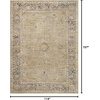 image:imageLoloi Magnolia Home by Joanna Gaines Millie Collection MIE03 CharcoalDove 710 x 10 25 Pile Height Area RugGold  Charcoal
