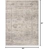 image:imageLoloi Magnolia Home by Joanna Gaines Millie Collection MIE03 CharcoalDove 710 x 10 25 Pile Height Area RugSilver  Dove