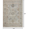 image:imageLoloi Magnolia Home by Joanna Gaines Millie Collection MIE03 CharcoalDove 710 x 10 25 Pile Height Area RugSky  Gold