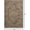 image:imageLoloi Magnolia Home by Joanna Gaines Mona Collection MOA02 OatmealMulti 100 x 140 Area RugBark  Sunrise