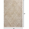 image:imageLoloi Wade Collection WAE02 OceanSand 53 x 79 Area RugBeige  Gold