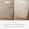 image:imageLoloi Wade Collection WAE02 OceanSand 53 x 79 Area RugBeige  Gold