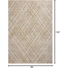 image:imageLoloi Wade Collection WAE02 OceanSand 53 x 79 Area RugBeige  Gold