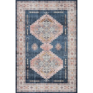 image:imageLoloi Heidi Collection HEI02 SageMulti 60 x 90 Area RugDenim  Blush