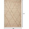 image:imageLoloi Bodhi Collection BOD04 IvoryNatural 50 x 76 Area RugIvory  Natural