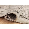 image:imageLoloi Chris Loves Julia Alice Collection ALI03 AntiqueBlack 79 x 10 Area RugCream  Dark Grey