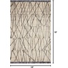 image:imageLoloi Chris Loves Julia Alice Collection ALI03 AntiqueBlack 79 x 10 Area RugCream  Dark Grey