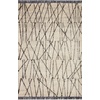 image:imageLoloi Chris Loves Julia Alice Collection ALI03 AntiqueBlack 79 x 10 Area RugCream  Dark Grey