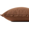 image:imageLoloi Chris Loves Julia Dinah Collection PCJ0012 IvoryEarth 22 x 22 Cover wDown PillowChestnut