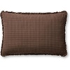 image:imageLoloi Chris Loves Julia Dinah Collection PCJ0012 IvoryEarth 22 x 22 Cover wDown PillowChocolate  Latte