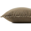 image:imageLoloi Chris Loves Julia Dinah Collection PCJ0012 IvoryEarth 22 x 22 Cover wDown PillowChocolate