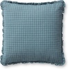 image:imageLoloi Chris Loves Julia Dinah Collection PCJ0012 IvoryEarth 22 x 22 Cover wDown PillowOcean  Blue