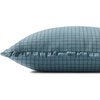 image:imageLoloi Chris Loves Julia Dinah Collection PCJ0012 IvoryEarth 22 x 22 Cover wDown PillowOcean  Blue