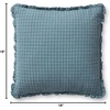 image:imageLoloi Chris Loves Julia Dinah Collection PCJ0012 IvoryEarth 22 x 22 Cover wDown PillowOcean  Blue
