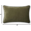 image:imageLoloi Chris Loves Julia Liza Collection PCJ0020 Green 16 x 26 Cover Only Pillow