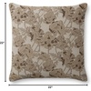 image:imageLoloi Chris Loves Julia Matilda Collection PCJ0031 BlueOrange 18 x 18 Cover wDown PillowBeige  Mocha