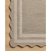 image:imageLoloi Chris Loves Julia Scottie Collection SCO01 FogIvory 50 x 76 87 Pile Height Area RugFog  Ivory