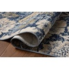 image:imageLoloi Eileen Collection ELE03 DenimNatural 51 x 76 Fringe Area RugDenim  Natural