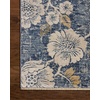 image:imageLoloi Eileen Collection ELE03 DenimNatural 51 x 76 Fringe Area RugDenim  Natural