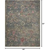 image:imageLoloi Giada 27 x 100 Runner Rug in LagoonMulti  Traditional Accent Rug Modern Color Rug for Living Room Bedroom Entryway amp Hallway No Shed High Traffic Home DcorTealmulti