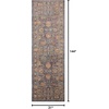 image:imageLoloi Giada 27 x 100 Runner Rug in LagoonMulti  Traditional Accent Rug Modern Color Rug for Living Room Bedroom Entryway amp Hallway No Shed High Traffic Home DcorGraymulti