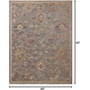 image:imageLoloi Giada 27 x 100 Runner Rug in LagoonMulti  Traditional Accent Rug Modern Color Rug for Living Room Bedroom Entryway amp Hallway No Shed High Traffic Home DcorSilvermulti