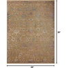 image:imageLoloi Giada 27 x 100 Runner Rug in LagoonMulti  Traditional Accent Rug Modern Color Rug for Living Room Bedroom Entryway amp Hallway No Shed High Traffic Home DcorGoldmulti