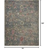 image:imageLoloi Giada 27 x 100 Runner Rug in LagoonMulti  Traditional Accent Rug Modern Color Rug for Living Room Bedroom Entryway amp Hallway No Shed High Traffic Home DcorTealmulti