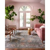 image:imageLoloi Giada 27 x 100 Runner Rug in LagoonMulti  Traditional Accent Rug Modern Color Rug for Living Room Bedroom Entryway amp Hallway No Shed High Traffic Home DcorGraymulti