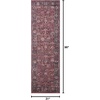 image:imageLoloi Giada 27 x 100 Runner Rug in LagoonMulti  Traditional Accent Rug Modern Color Rug for Living Room Bedroom Entryway amp Hallway No Shed High Traffic Home DcorPurplemulti