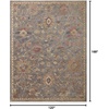 image:imageLoloi Giada 27 x 100 Runner Rug in LagoonMulti  Traditional Accent Rug Modern Color Rug for Living Room Bedroom Entryway amp Hallway No Shed High Traffic Home DcorSilvermulti