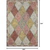image:imageLoloi II Spectrum Collection SPE01 IvoryMulti 79 x 99 Area RugTurquoise  Fiesta