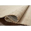 image:imageLoloi Jean Stoffer Cornwall Collection CRN01 CharcoalNatural 23 x 39 Accent RugIvory  Natural