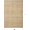 image:imageLoloi Jean Stoffer Cornwall Collection CRN01 CharcoalNatural 23 x 39 Accent RugIvory  Natural