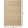 image:imageLoloi Jean Stoffer Cornwall Collection CRN01 CharcoalNatural 23 x 39 Accent RugIvory  Natural