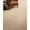 image:imageLoloi Jean Stoffer Cornwall Collection CRN01 CharcoalNatural 23 x 39 Accent RugIvory  Natural