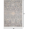 image:imageLoloi Lucia Collection LUC01 GreySunset 79 x 106 Area RugCharcoal  Multi