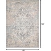 image:imageLoloi Lucia Collection LUC01 GreySunset 79 x 106 Area RugGrey  Sunset